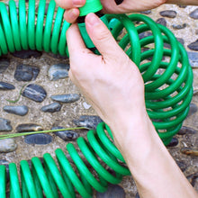 Load image into Gallery viewer, Garden Watering Series Spring Tube Hose Telescopic Spiral Pipe with Water Connector Adaptor and Connector, Length: 30m, 30m Telescopic Pipe