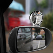 Load image into Gallery viewer, 3R-044 Auxiliary Rear View Mirror Car Adjustable Blind Spot Mirror Wide Angle Auxiliary Rear View Side Mirror, 3R-044 (Black), 3R-044 (Silver), 3R-044 (White)
