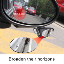 Load image into Gallery viewer, 3R-046 360 Degrees Rotatable Right Blind Spot Side Assistant Mirror for Auto Car, Right Black, Right White