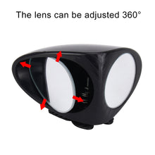 Load image into Gallery viewer, 3R-046 360 Degrees Rotatable Right Blind Spot Side Assistant Mirror for Auto Car, Right Black, Right White