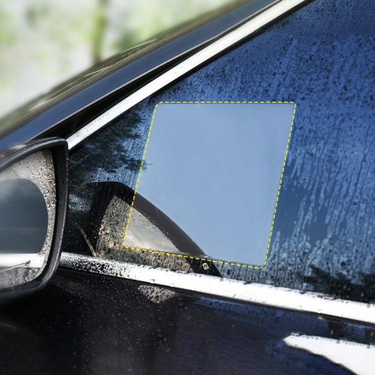 Car PET Rearview Mirror Protective Window Clear Anti-fog Waterproof Rain Shield Film, Size: 20*17cm, 20*17cm