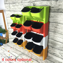 Load image into Gallery viewer, PP Planter Flower Pot Wall Hanging Garden Hanging Stackable Garden Supplies