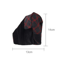 Load image into Gallery viewer, 2 PCS Car Hand Brake Cover Shift Knob Gear Stick Cushion Sets Cover Car Accessory Interior Decoration Pad, 2 PCS  Red, 2 PCS Red  White