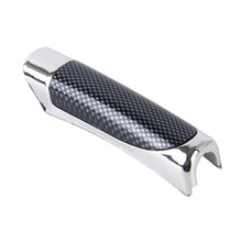 Load image into Gallery viewer, SHUNWEI SD-2002 Car Auto Universal Carbon Fiber Plastic Anti Slip Parking Hand Brake Cover Case Sleeve Black with Sticker Strip