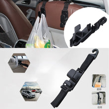 Load image into Gallery viewer, SHUNWEI SD-2512 Car Headrest Hook Universal Adjustable Car Back Seat Headrest Hanger Holder Hook for Bag Purse Cloth Grocery, SD-2512