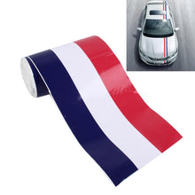 Load image into Gallery viewer, 5m Car Plastic Wrap Sticker Decal Film, Strip Line Style, French Flag