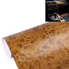 Load image into Gallery viewer, Textured High Gloss Carbon Fiber Car Vinyl Wrap Sticker Decal Film Decal Car Furniture Kitchen Cabinet Applicance, Size: 50cm x 200cm, Glossy Wood Grain A 50cm x 200cm, Oak Wood, Acacia Wood, Glossy Wood Grain B 50cm x 200cm