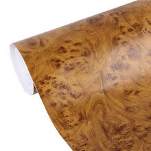 Load image into Gallery viewer, Textured High Gloss Carbon Fiber Car Vinyl Wrap Sticker Decal Film Decal Car Furniture Kitchen Cabinet Applicance, Size: 50cm x 200cm, Glossy Wood Grain A 50cm x 200cm, Oak Wood, Acacia Wood, Glossy Wood Grain B 50cm x 200cm
