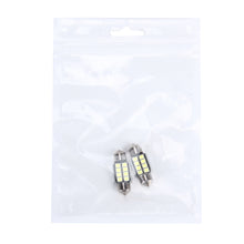 Load image into Gallery viewer, 2 PCS 3W 200 LM 6000K 31MM 8 SMD-2835 LEDs Bicuspid Port Decoding Car Dome Lamp LED Reading Light, DC 12V, 31MM