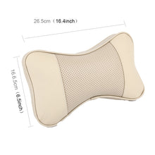 Load image into Gallery viewer, 2 PCS MLC-06 Car Neck Pillow Soft Version Lovely Breathe Car Auto Head Neck Rest Cushion Headrest Pillow Pad