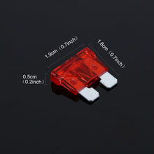 Load image into Gallery viewer, 100 PCS 5Amp 7.5Amp 10Amp 15Amp 20Amp 25Amp 30Amp Add-a-circuit Fuse Tap Adapter Blade Fuse Holder(Big Size), Big Size