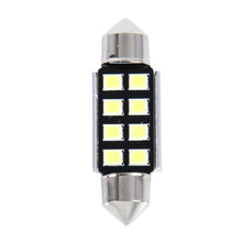 Load image into Gallery viewer, 2 PCS 3W 200 LM 6000K 36MM 8 SMD-2835 LEDs Bicuspid Port Decoding Car Dome Lamp LED Reading Light, DC 12V, 36MM