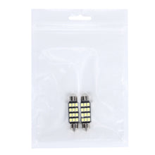 Load image into Gallery viewer, 2 PCS 3.5W 250 LM 6000K 39MM 12 SMD-2835 LEDs Bicuspid Port Decoding Car Dome Lamp LED Reading Light, DC 12V, 39MM