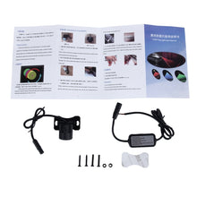 Load image into Gallery viewer, 200mW Universal Car And Motorcycle Rear-end Alarm 650nM Laser Fog Anti-Collision Warning Lamp with Six Pattern, DC 8-36V Cable Length: 60cm, 200mW
