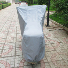 Load image into Gallery viewer, Outdoor Universal Anti-Dust Sunproof Waterproof Motorcycle Aluminum Film Flocking Cover with Warning Strips, Fits Bike up to 2.3m(90 Inches) In Length, XXL Size: 232x100x125cm, XXL: 232x100x125cm