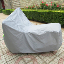 Load image into Gallery viewer, Outdoor Universal Anti-Dust Sunproof Waterproof Motorcycle Aluminum Film Flocking Cover with Warning Strips, Fits Bike up to 2.3m(90 Inches) In Length, XXL Size: 232x100x125cm, XXL: 232x100x125cm