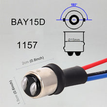 Load image into Gallery viewer, 1 Pair 1157 / BAY15D Bulb Holder Base Male Socket with Wire, 1157 / BAY15D