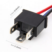 Load image into Gallery viewer, 1 Pair H4 Bulb Holder Base Male Socket with Wire, H4