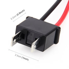 Load image into Gallery viewer, 1 Pair H7 Bulb Holder Base Male Socket with Wire, H7
