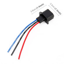 Load image into Gallery viewer, 1 Pair H13 Bulb Holder Base Male Socket with Wire, H13