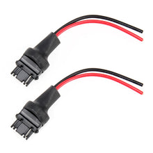 Load image into Gallery viewer, 1 Pair T25 / 3156 Bulb Holder Base Male Socket with Wire, T25 / 3156