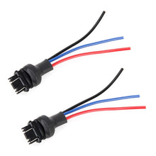 Load image into Gallery viewer, 1 Pair T25 / 3157 Bulb Holder Base Male Socket with Wire, T25 / 3157