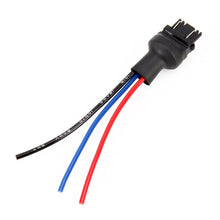 Load image into Gallery viewer, 1 Pair T25 / 3157 Bulb Holder Base Male Socket with Wire, T25 / 3157