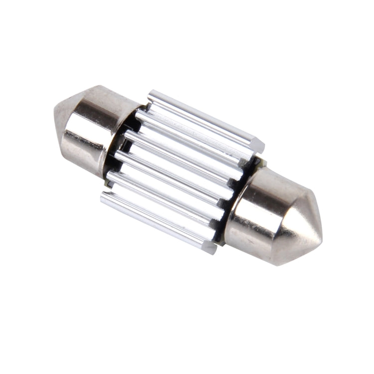 2 PCS DC 12V 2W 39MM 8 SMD-3528 LEDs Bicuspid Port Decoding Car Dome Lamp LED Reading Light, 39MM