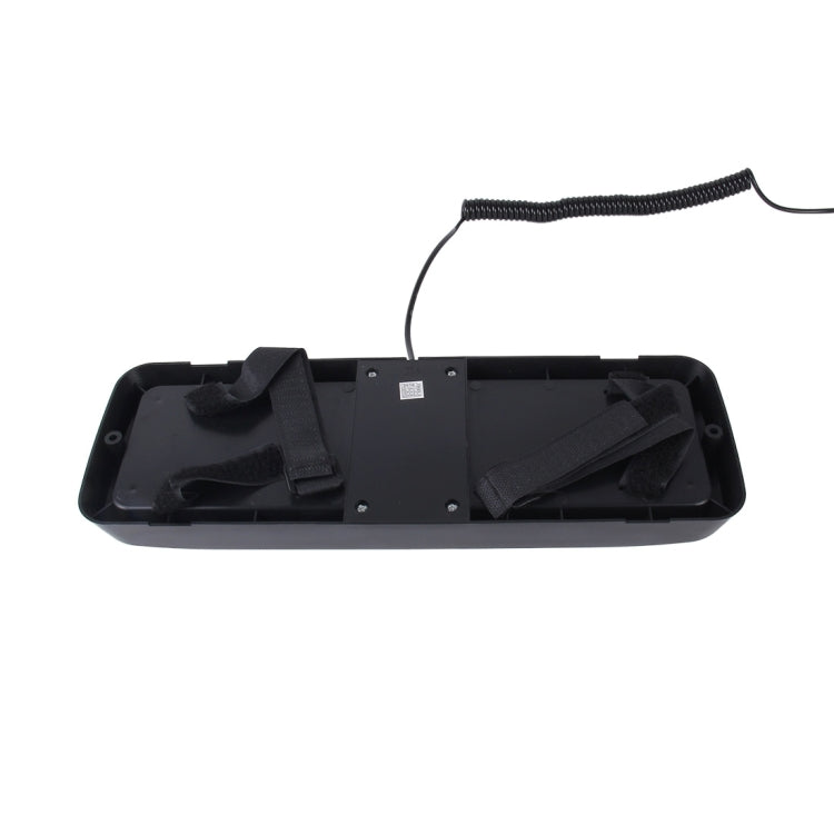 High qulaity DC 12V,9W LED Waterproof Car Sunshade Yellow Light Warning Lights Strobe Emergency Lights Flashing Light with 12 Kinds Flash Patterns, Yellow