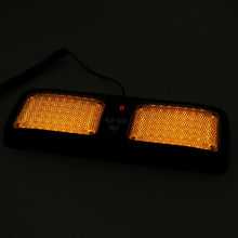 Load image into Gallery viewer, High qulaity DC 12V,9W LED Waterproof Car Sunshade Yellow Light Warning Lights Strobe Emergency Lights Flashing Light with 12 Kinds Flash Patterns, Yellow