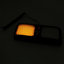 Load image into Gallery viewer, High qulaity DC 12V,9W LED Waterproof Car Sunshade Yellow Light Warning Lights Strobe Emergency Lights Flashing Light with 12 Kinds Flash Patterns, Yellow