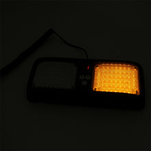 Load image into Gallery viewer, High qulaity DC 12V,9W LED Waterproof Car Sunshade Yellow Light Warning Lights Strobe Emergency Lights Flashing Light with 12 Kinds Flash Patterns, Yellow