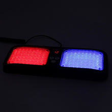 Load image into Gallery viewer, High qulaity DC 12V,9W LED Waterproof Car Sunshade Red Light And Blue Light Warning Lights Strobe Emergency Lights Flashing Light with 12 Kinds Flash Patterns, Red+Blue