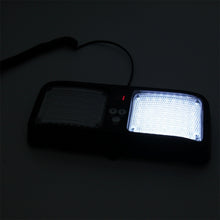 Load image into Gallery viewer, High qulaity DC 12V,9W LED Waterproof Car Sunshade Yellow Light + White Light Warning Lights Strobe Emergency Lights Flashing Light with 12 Kinds Flash Patterns, Yellow+White
