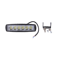 Load image into Gallery viewer, DC 10-30V 18W 1500LM 6500K Waterproof Vehicle Car Boat Marine External Work Lights Emergency Lights 30 Degrees Adjustable Spot Light LED Car Bulbs with 6 Intense Wafer LED Lights, Spot Light+18W 1500LM+6500K
