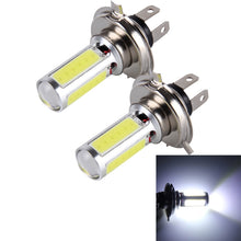 Load image into Gallery viewer, 2 PCS H4 20W 1250LM 6000K 5 COB LEDs Car Fog Lights, DC 12V, H4 (White Light)