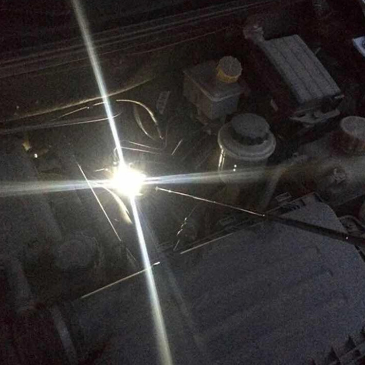 Retractable Vehicle Car Chassis Inspection Mirror with 3 PCS 5mm LED Lights, Mirror Diameter: 82mm, Max Expanding Length: 760mm, Diameter: 82mm, Max Expanding Length: 760mm