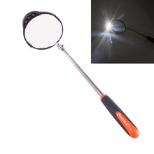 Load image into Gallery viewer, Retractable Vehicle Car Chassis Inspection Mirror with 3 PCS 5mm LED Lights, Mirror Diameter: 82mm, Max Expanding Length: 760mm, Diameter: 82mm, Max Expanding Length: 760mm
