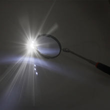 Load image into Gallery viewer, Retractable Vehicle Car Chassis Inspection Mirror with 3 PCS 5mm LED Lights, Mirror Diameter: 82mm, Max Expanding Length: 760mm, Diameter: 82mm, Max Expanding Length: 760mm