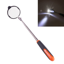 Load image into Gallery viewer, Retractable Vehicle Car Chassis Telescoping Inspection Mirror with 1 PCS 5mm LED Light, Mirror Diameter: 55mm, Max Expanding Length: 940mm, Diameter: 55mm, Max Expanding Length: 940mm