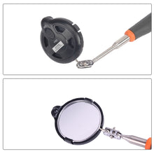 Load image into Gallery viewer, Retractable Vehicle Car Chassis Telescoping Inspection Mirror with 1 PCS 5mm LED Light, Mirror Diameter: 55mm, Max Expanding Length: 940mm, Diameter: 55mm, Max Expanding Length: 940mm