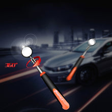 Load image into Gallery viewer, Retractable Vehicle Car Chassis Telescoping Inspection Mirror with 1 PCS 5mm LED Light, Mirror Diameter: 55mm, Max Expanding Length: 940mm, Diameter: 55mm, Max Expanding Length: 940mm
