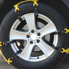 Load image into Gallery viewer, 6 PCS Car Snow Tire Anti-skid Chains Yellow Chains For Family Car, Anti-skid Chains 5