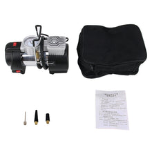 Load image into Gallery viewer, Portable 4X4 Heavy Duty Air Compressor 12V 150PSI 35LPM Pump Tire Inflatable Pump Car Tool with Working Light for Outdoor Emergency, 12V 85-150 PSI Tire Inflatable Pump