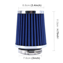 Load image into Gallery viewer, HKS 5cm Universal Mushroom Head Style Air Filter for Car, HKS 5cm (Blue), HKS 5cm (Red)