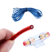 Load image into Gallery viewer, YH-128 1200W Car Amplifier Audio Power Cable Subwoofer Wiring Installation Kit with High Performance RCA Interconnect, Car Amplifier Audio Power Cable