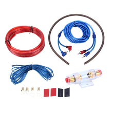 Load image into Gallery viewer, YH-128 1200W Car Amplifier Audio Power Cable Subwoofer Wiring Installation Kit with High Performance RCA Interconnect, Car Amplifier Audio Power Cable