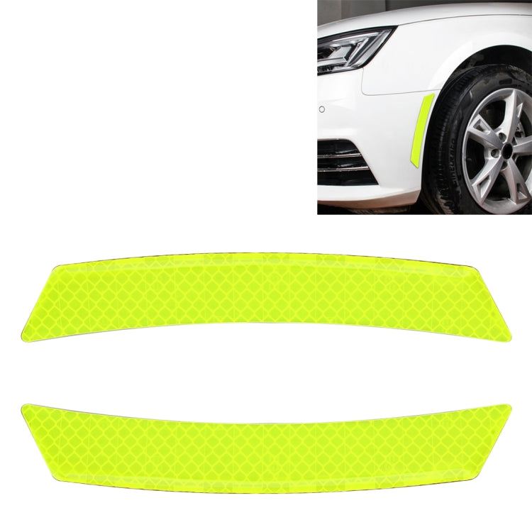 2 PCS Car-Styling Wheel Eyebrow Decorative Sticker Decorative Strip, 2 PCS