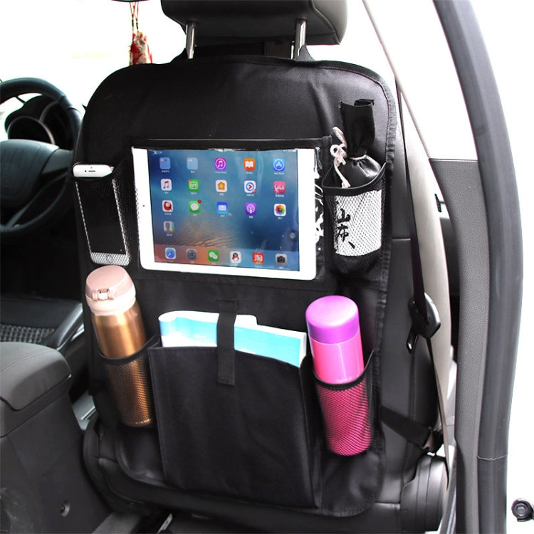 Car Auto Seat Back Bag Multi-Pocket Travel Storage Hanging Pocket Storage Bag for iPad and Other Goods, Car Hanging Pocket