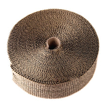 Load image into Gallery viewer, 15m Titanium Gold Exhaust Wrap Auto Motor Exhaust Heat Shield Wrap Heat Resistant Wrap, 15m Titanium Gold